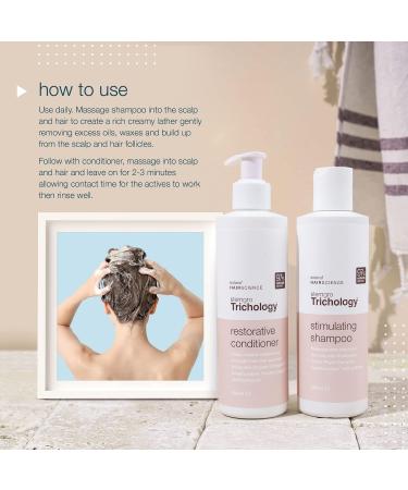 Stemgro Trichology Hair Growth Shampoo & Conditioner Set - Clinically Proven Hair Loss Treatment for Women - 250ml x 2 - Buy Online on GoSupps.com