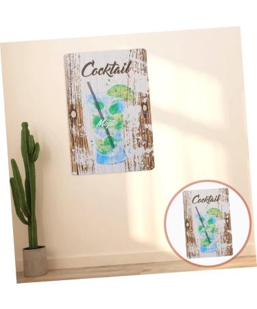 Abaodam Vintage Tin Painting Home Decor Men Decor Wall Art Decor Home Bar Signs Rock and Roll Metal Wall Man - Buy Online on GoSupps.com