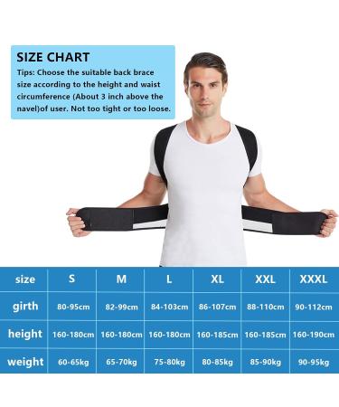 LUXOPALOPI Back Posture Corrector - Adjustable Lumbar & Shoulder Support for Men and Women - Effective Physical Therapy for Neck & Shoulder - Size 3XL - Buy Online on GoSupps.com