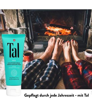 Tal Foot Cream 75ml - Intensive Urea Care with Plant Extracts Vitamin E & Calendula | Anti-Inflammatory & Antibacterial - Buy Online on GoSupps.com