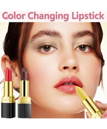 Buy Jeffbaubl 3 Pcs Color Changing Lip Balm & Lipstick - Long Lasting Waterproof & Moisturizing for Women | Black Rose Carrot Red Cherry - Buy Online on GoSupps.com