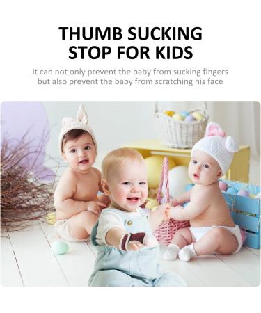 DOITOOL 2Pcs Finger Sucking Stop Gloves Toddler Stop Sucking Finger Gloves Batting Thumb Guard - Buy Online on GoSupps.com