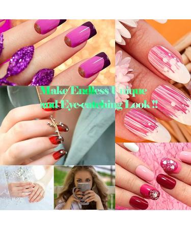 33Pcs Nail Stamper Kit with Image Plates, Gradient Nails Sponges, Scraper Set & Storage Bag - Nail Art Stamping Template Set for Easy DIY Designs - Buy Online on GoSupps.com