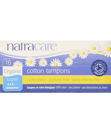 (4 PACK) - Natracare - Org Applicator Tampons Super | 16pieces | 4 PACK BUNDLE - Buy Online on GoSupps.com