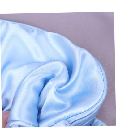 Silk Sleep Eye Mask | Adjustable Comfortable Blindfold for Sleeping & Travel | Blue | 1 Count - Buy Online on GoSupps.com
