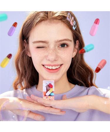 12-Part Nude Matte Lipstick Set | Highly Pigmented Velvety & Moisturizing Mini Lip Capsules | Perfect Gift for Women - Buy Online on GoSupps.com