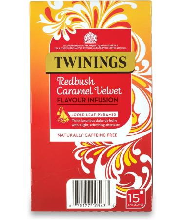  Twinings Twinings Redbush Pack of 4 boxes of 15 caramel velvet pyramid tea bags - Buy Online on GoSupps.com