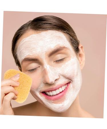 Beaupretty 15 pcs Heart Shaped Face Wash Sponges | Exfoliating Facial Cleansing Puff & Skin Scrubber | Natural Cosmetic Face Pads - 1 Count (Pack of 1 - Buy Online on GoSupps.com