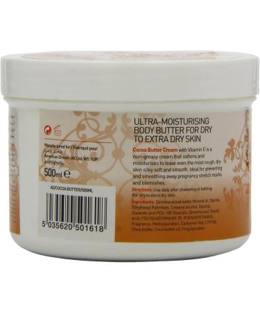 American Dream Cocoa Butter 500ml (Pack of 2) 500 ml (Pack of 2) - Buy Online on GoSupps.com