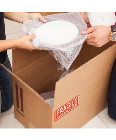 Fragile Shipping Stickers - 1x3 Handle with Care Labels | 1000 Labels per Roll for Safe International Delivery - Buy Online on GoSupps.com