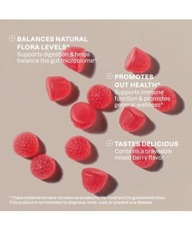 Cliganic Probiotics Gummies for Women & Men Promotes Digestive Gut Health (5 Billion CFU 60-Day Supply) - Gluten-Free Kosher Vegan Non-GMO Microbiome Balance Berry Flavor 60 Count (Pack of 1) - Buy Online on GoSupps.com