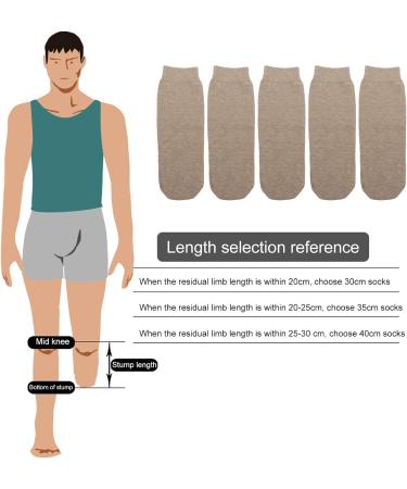 Demeras Breathable Cotton Prosthetic Limb Socks - Comfortable Daily Wear for Amputees - Buy Online on GoSupps.com