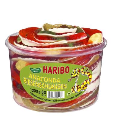 HARIBO Anaconda Giant Snakes 2-pack (2 x 1.2 kg) 30 pieces (2-pack)