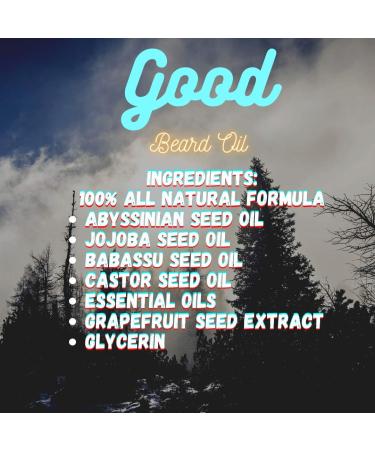 Good Beard-Mustache Oil (Wild Forest) | 100% All Natural Non-Greasy Blend | Premium Herbal Spicy & Woody Formula - International Shipping Available - Buy Online on GoSupps.com