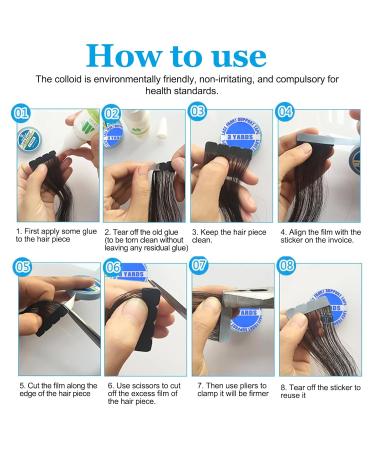 AvoDovA 2 Rolls Lace Front Wig Support Tape 3 Yards Blue Double Sided Adhesive Lace Front Support Tape Waterproof Sticky Tape for Toupees Hair Extension Hairpieces Salon Wigs Toupees Hair Pieces - Buy Online on GoSupps.com