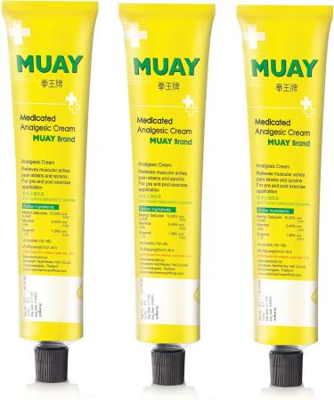 Namman Muay Thai Boxing Cream Analgesic Balm Massage Relief Ache 100g ( Pack of 3) - Buy Online on GoSupps.com