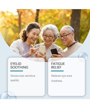 futiu Eye Soothing Cream - Moisturizes Sensitive Eyelids Relieves Eye Fatigue Gentle Formula Easy Application(2pcs) - Buy Online on GoSupps.com