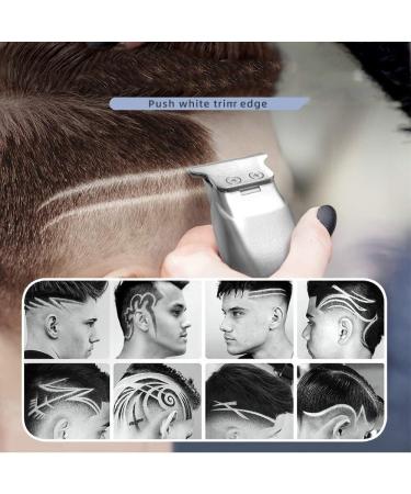 Hair Clippers for Men 2 In 1 Full Metal Combo Kit Barber Hair Clipper For Men Professional Electric Beard Hair Trimmer Rechargeable Haircut - Buy Online on GoSupps.com