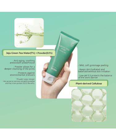 YADAH Green Tea Pure Peeling Gel 3.4 Fl Oz - Natural Exfoliating Gel for Smooth & Even Skin - pH Balanced Formula for Moisture Balance - Buy Online on GoSupps.com