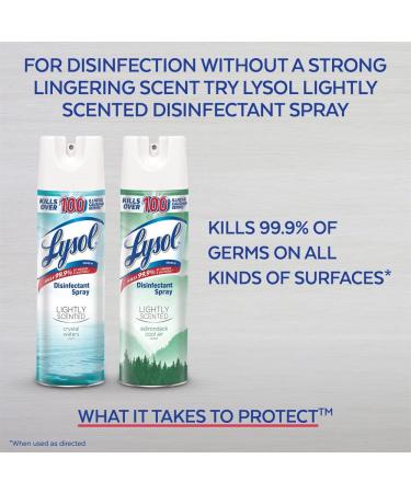 Lysol Disinfectant Spray To Go Crisp Linen 1oz (Pack of 6) - Travel Size Disinfection - Buy Online on GoSupps.com