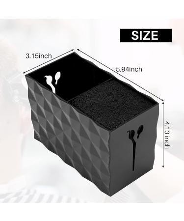 Geynutaly Black Professional Salon Shear Holder for Stylist Scissors Rack Holder Case Hair Clips Storage Box Hairdressing Combs Organizer - Buy Online on GoSupps.com