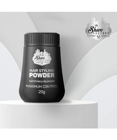 Shave Factory Volume Powder for Men - Long-Lasting Hair Styling | Mattifying & Volumizing Hair Powder | 60g Pack - Buy Online on GoSupps.com