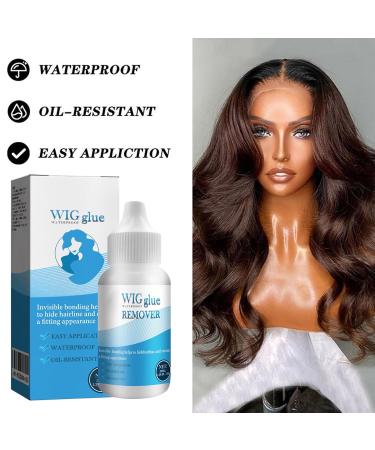 Lace Wig Glue Strong Hold Invisible Bonding Adhesive Hair Glue for Wigs Wig Glue Lace Front Waterproof Latex-Free And Oil Hair Replacement Adhesive 1.3 Oz - Buy Online on GoSupps.com