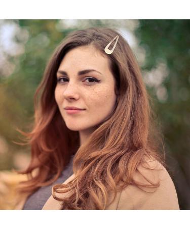 100 Pack Bulk Gold Snap Metal Hair Clips - 2 Inch Hairpins for Women, Girls, Kids - Fine Thin Hair Barrettes DIY Accessories - Buy Online on GoSupps.com