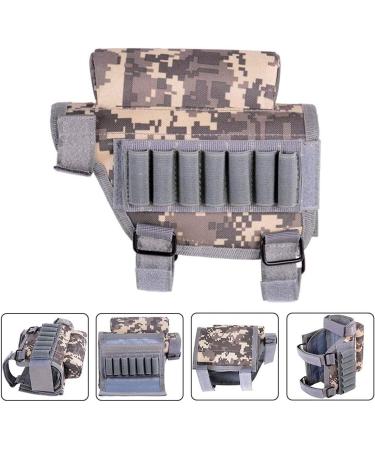 Wsobue Rifle Buttstock Hunting Cheek Rest with 7 Shells Holder - Camouflage CP - Buy Online on GoSupps.com