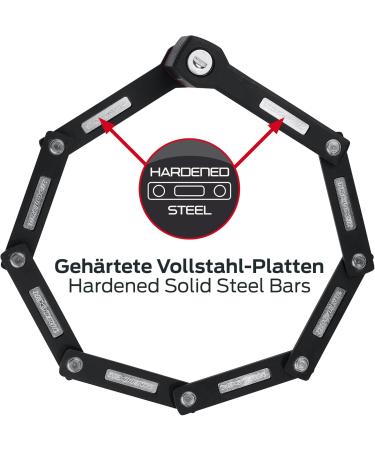 TRELOCK FS 280 TWO.GO Bicycle Folding Lock - 80 cm with X-MOVE Holder | Secure & Portable Locking Solution - International Shipping Available - Buy Online on GoSupps.com