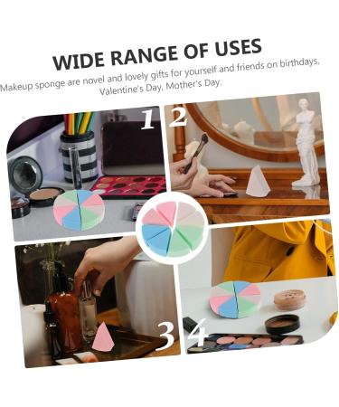 Mikinona 2 Sets Triangular Sponge Puff Makeup Blender Sponge Foundation Makeup Pads Makeup Supplies Mixture Blender Makeup Latex Sponge Face Triangle Puff Beauty Tools Makeup Puff Emulsion 8.00X8.00X2.00CM Assorted Color - Buy Online on GoSupps.com