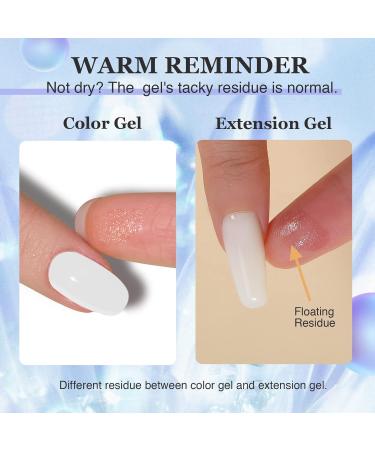 ROSALING Gelin 15ml - Milky White Builder Strengthening Gel for Nail Extensions UV/LED Nail Polish & Art - Strong Durable Nail Repair - Buy Online on GoSupps.com