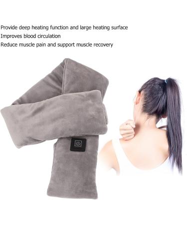 Neck Heating Pillow - Electric Carbon Fiber Heated Neck Wrap & Scarf for Pain Relief | Double-Sided Comfort - Buy Online on GoSupps.com