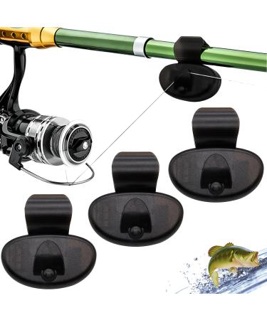 Womeyo 3 pieces of electronically bite indicator: sensitive angel bite indicator with LED fluorescent pointer and ringtones swinger vibration on the rod fishing alarm bells fisherman fishery device device