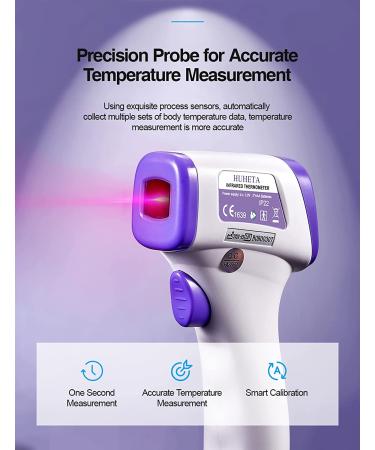 Accurate Non-Contact Infrared Thermometer for Adults | Forehead Fever Alarm & Memory Function - Buy Online on GoSupps.com