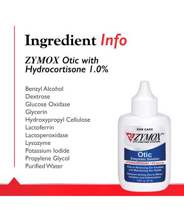 Zymox Pet King Otic Pet Ear Treatment 1.25 oz with Hydrocortisone - Fast Relief for Pets - Buy Online on GoSupps.com