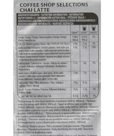 Tassimo Chai Latte coffee pods 10 pieces 80 capsules in total 80 servings - Buy Online on GoSupps.com