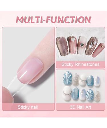 Fixed Nail Glue Gel 15g UV Nail Tip Adhesive for Professional Acrylic Extensions & Nail Art - Buy Online on GoSupps.com