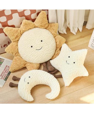 LIBOOI 60cm Sun Cloud Moon Star Pillow Cushion - Cute Nursery Decorative Plush Pillow for Kids Room Sofa - UK1-YH-221129DJ02-5-HD - Buy Online on GoSupps.com