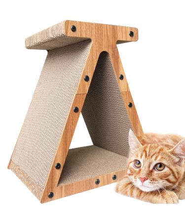 AGYM Cat Scratcher Cardboard, Quality Cat Scratching Board for Indoor Cats, Modern Cat Scratch Pad for Cats to Scratch and Rest, Cat Scratch Pad Keep Cats Fit and Protect Your Furniture Large