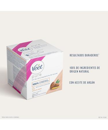 Veet Natural Inspirations Hair Removal Wax Tin 250ml - Gentle Effective Hair Removal for Smooth Skin | Buy Online with International Shipping - Buy Online on GoSupps.com