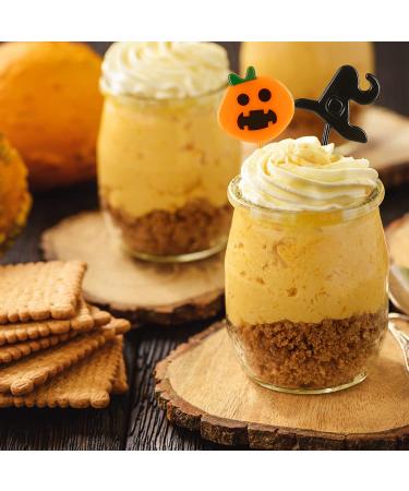 KESOTE 100PCS Halloween Cupcake Toppers  Plastic Halloween Toothpicks Halloween Cupcake Food Cocktail Appetizer Picks for Halloween Baby Shower Birthday Wedding Party Cake Decorations - Buy Online on GoSupps.com