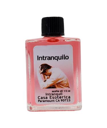 Intranquil Oil (intranquilo Aceite) Spiritual Anointing Oil by CASA ESOTERICA MAGICK SPACE- for Disturbing & Unsettling -0.5 FL OZ (1 Pack)