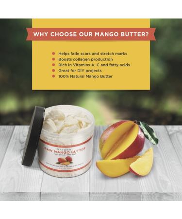 Sunaroma Mango Butter Body Butters for Skin & Hair - Nourishing Moisturizer - Shop Internationally - Buy Online on GoSupps.com