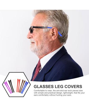 Yardwe 60 Pair Glasses Hangers & Silicone Ear Pads | Durable Rubber Tips for Sunglasses & Eyeglasses | Perfect for Men & Women - Buy Online on GoSupps.com