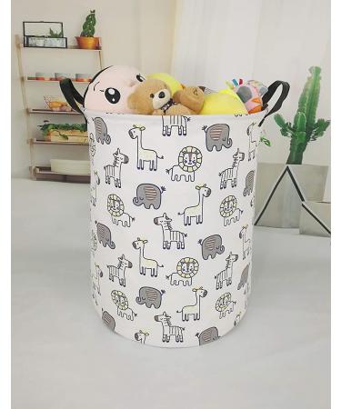 MAIZMZ Large Waterproof Animal-themed Storage Bin - Ideal for Laundry, Toys, and College Dorms - Yellow - Lightweight and Durable - Buy Online on GoSupps.com