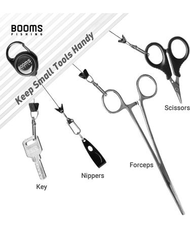 Booms Fishing RG1 Fly Fishing Zinger Retractor Set - 3pcs Black - Buy Online on GoSupps.com