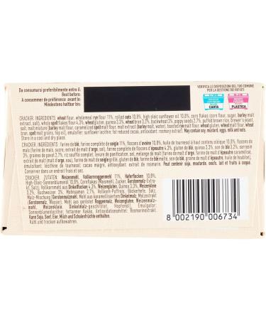  Italian Gourmet E.R. Galbusera Belle Buone Whole Grain Crackers with 5 Cereals: Rye Oats Written Quinoa and Buckwheat 200g + Italian Gourmet Polpa 400g - Buy Online on GoSupps.com