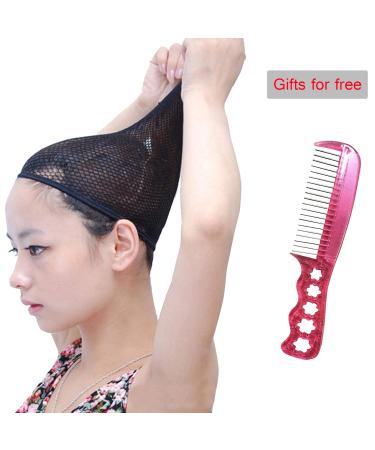 AUBIG Women's Short Curly Hair Wig - Chemical Fiber with Hairnet Cap & Steel Comb - Brown | International Shipping Available - Buy Online on GoSupps.com