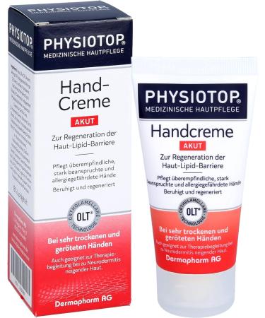 Buy Physiotop Acute Hand Cream 50ml - Soothing Relief for Dry Hands | International Shipping Available - Buy Online on GoSupps.com